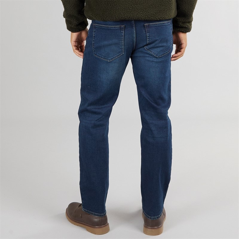Mens FCUK Regular Fit Jeans Ind50 Midwash - Image 2