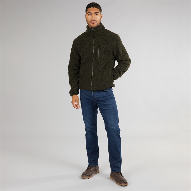 Mens FCUK Regular Fit Jeans Ind50 Midwash - Image 4