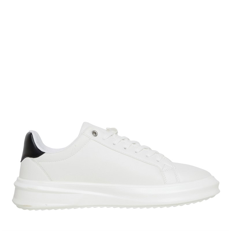 Mens Hybrid Low Top Trainers White/Black - Image 5