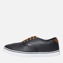 Mens Deck PU Shoes Black