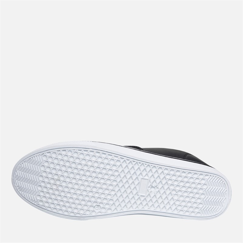 Mens Deck PU Shoes Black - Image 2