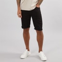 Mens Denim 2 Shorts Blk01 - Black