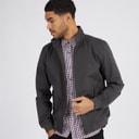 Mens Harrington Jacket Charcoal/Marine