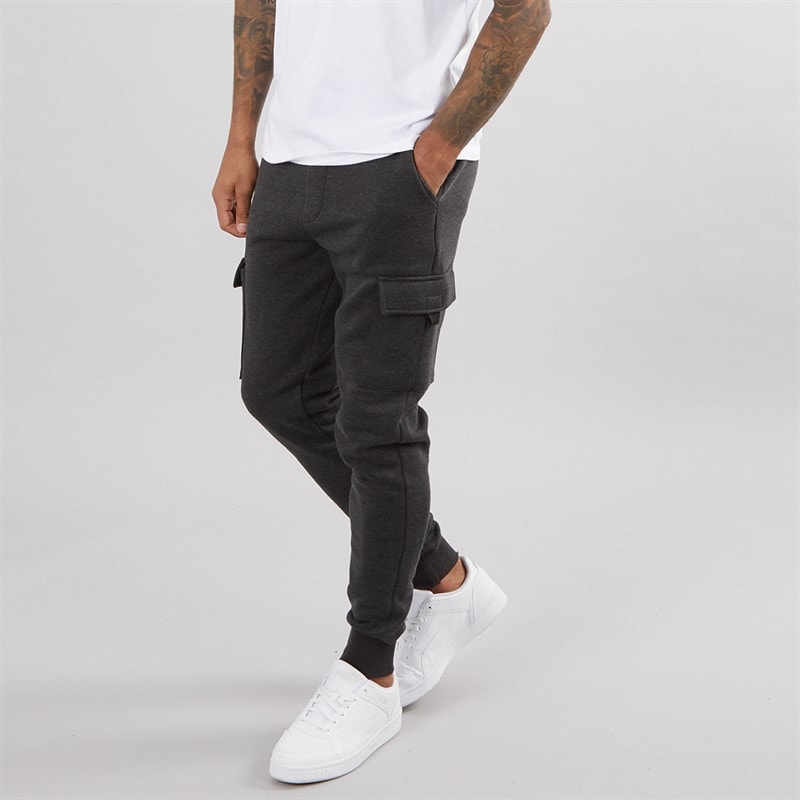 Mens FC Cargo Jogger Charcoal Mel - Image 1
