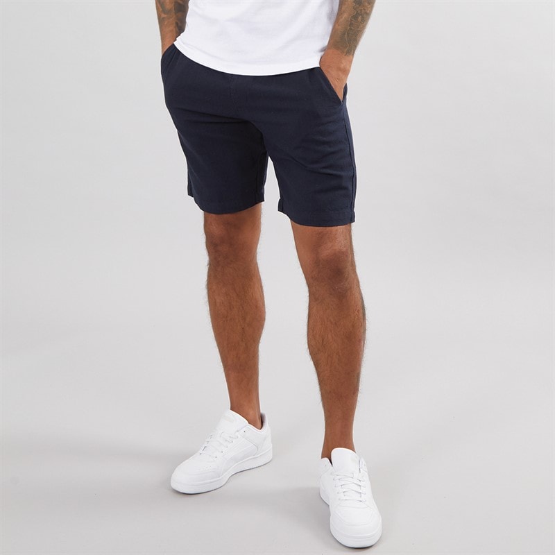 Mens Drawstring Shorts Marine - Image 1