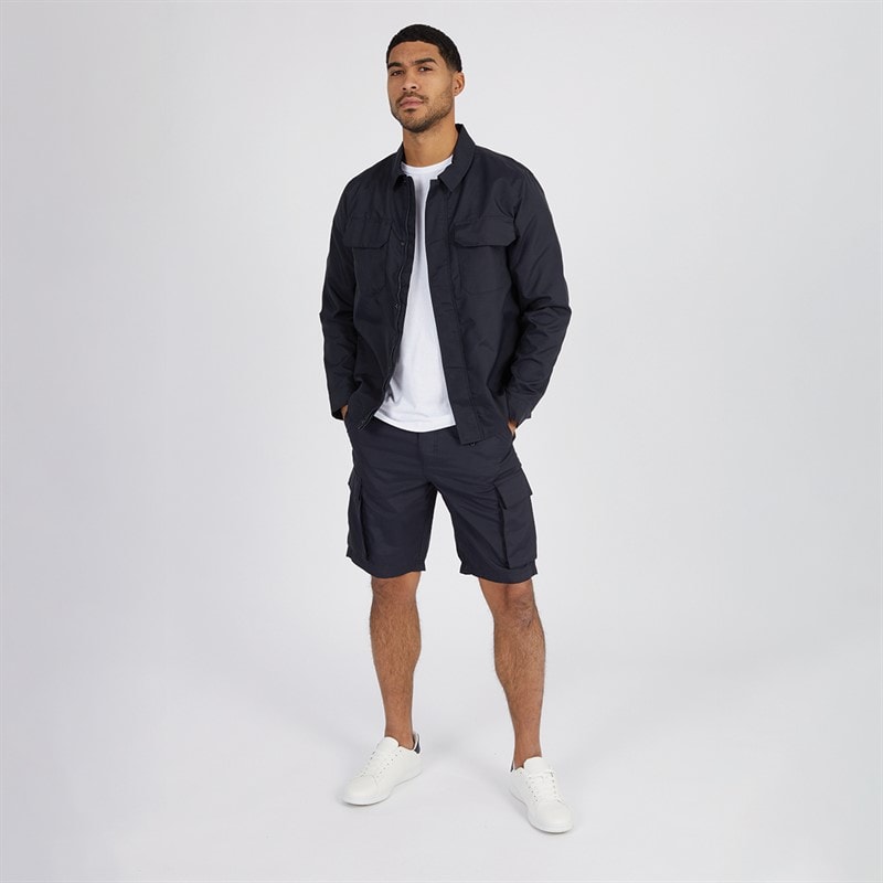 Mens Tech Overshirt Marine - Image 3