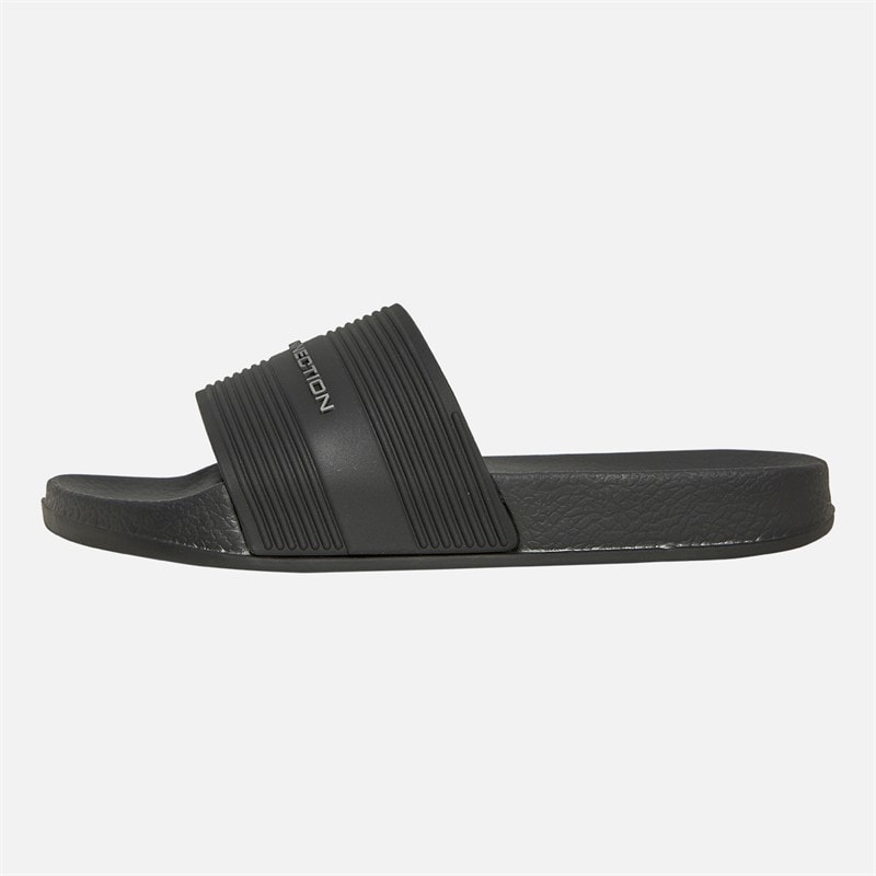 Boys Strap Sliders Black - Image 2
