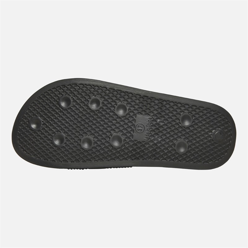 Boys Strap Sliders Black - Image 3