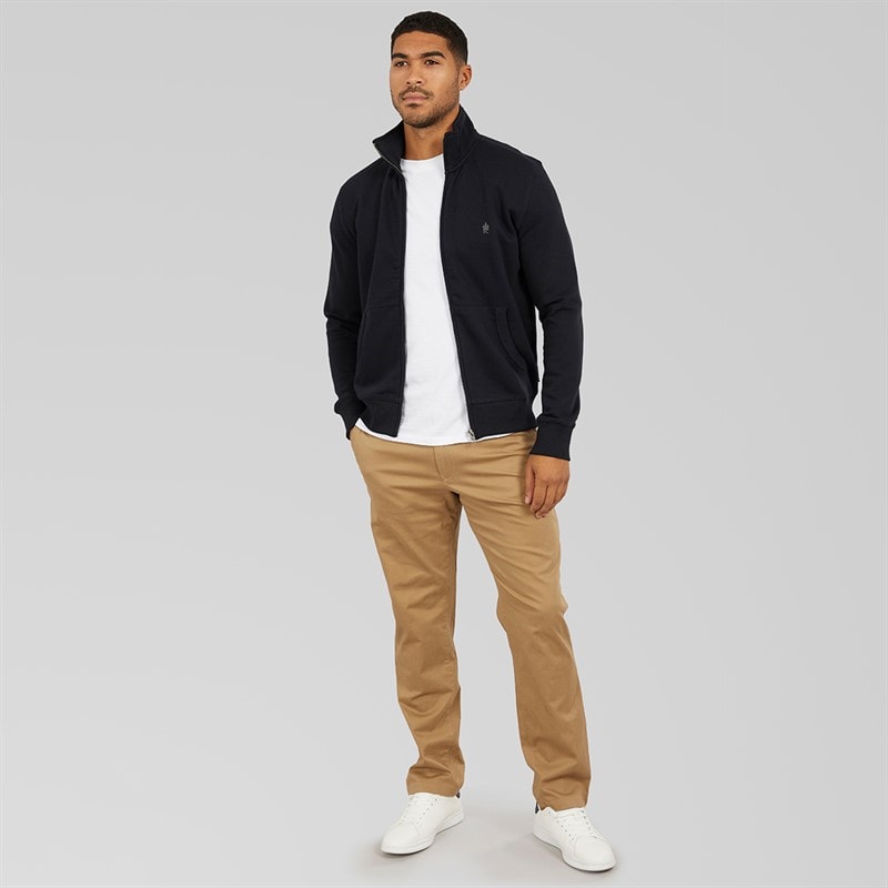 Mens FC Funnel Sweatshirt Marine/Gunmetal - Image 4