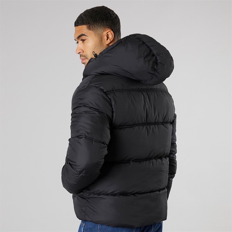 Mens Row Mid Jacket Black - Image 2