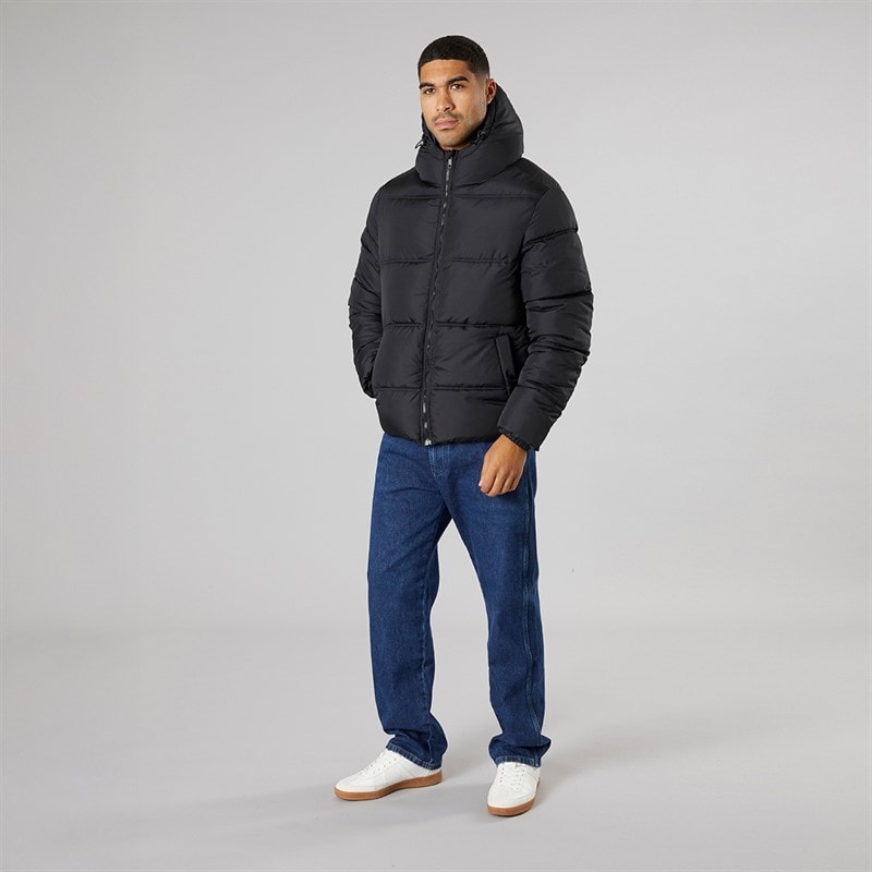 Mens Row Mid Jacket Black - Image 3