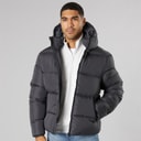 Mens Row Mid Jacket Charcoal