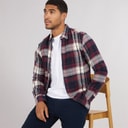 Mens Multi Flannel Long Sleeve Shirt Chateaux Multi
