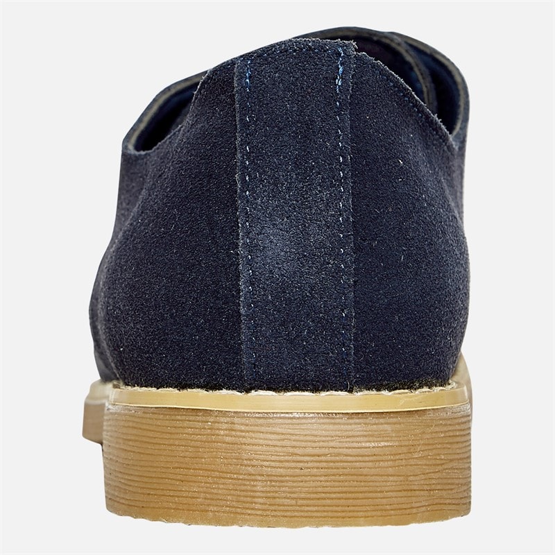 Mens Lace Up Shoes Navy - Image 3