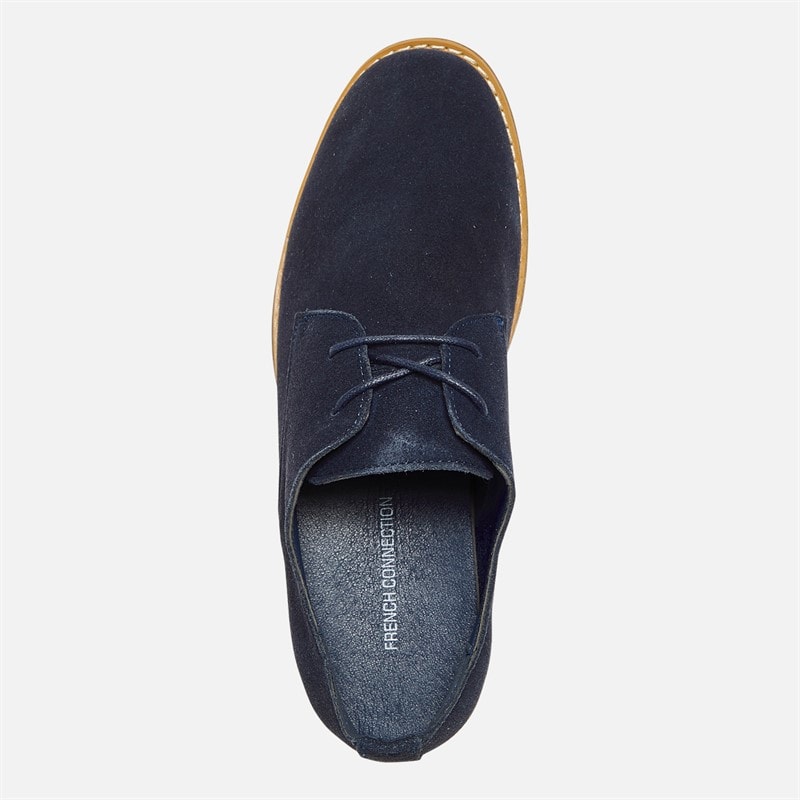 Mens Lace Up Shoes Navy - Image 4