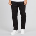 Mens FC Open Hem Joggers Black