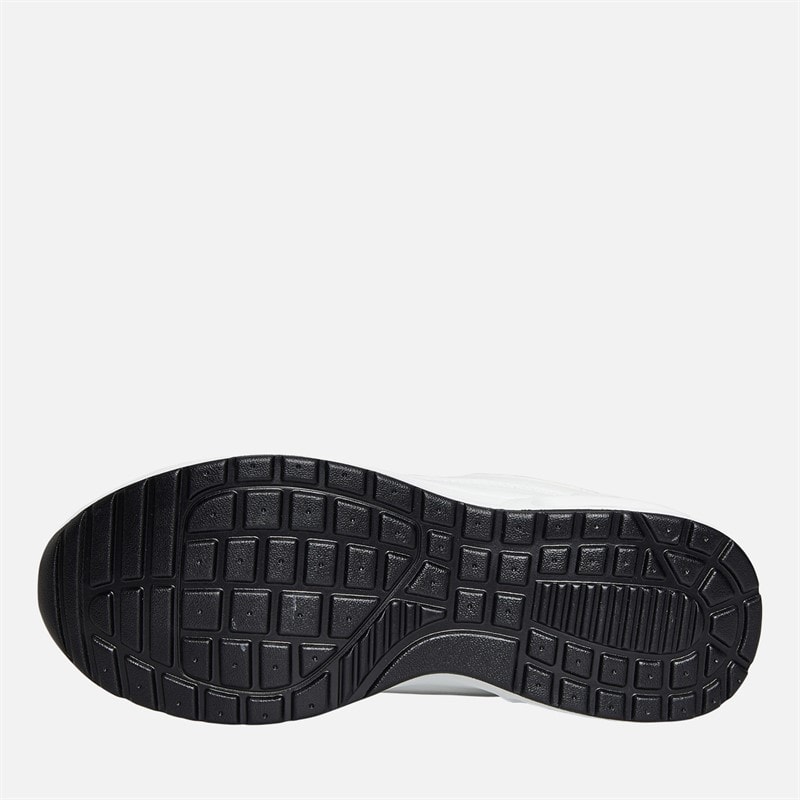 French Connection Junior Boys Suede Block Trainers White (Black Sole) - Image 2