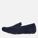 Mens Suede Driving Loafers Marine