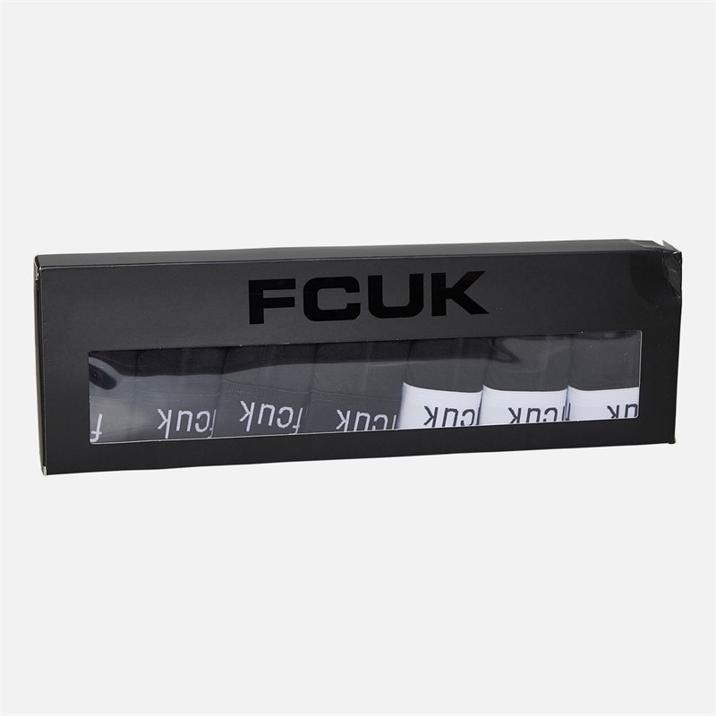 French Connection Mens FCUK Seven Pack Boxer Trunks FCUK 12 Black - Image 2