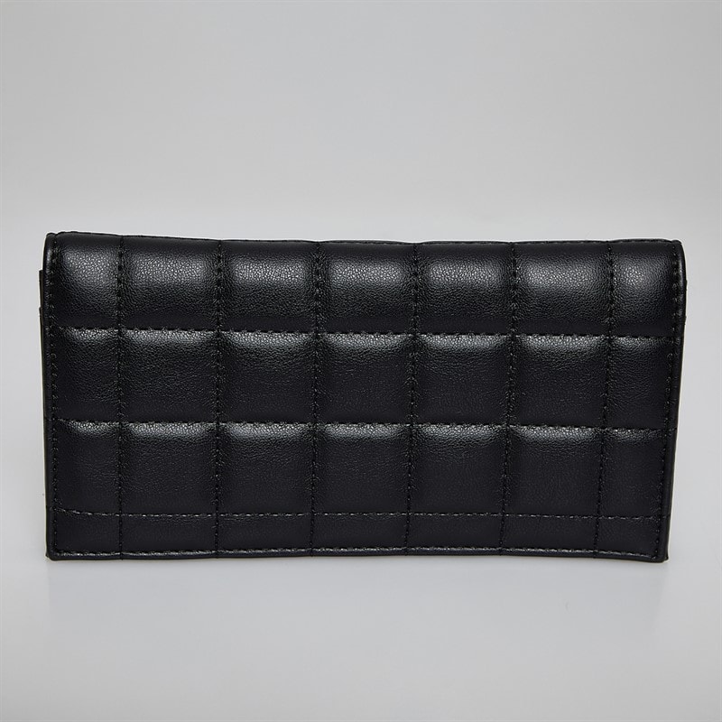 French Connection Womens FC Quilted Purse Black