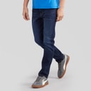 Boys Straight Fit Jeans Dark Blue