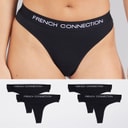 Womens Five Pack Thongs Multi 6