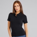 Womens Polo Shirt Black
