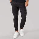 Mens Combat Tech Cargo Pants Black