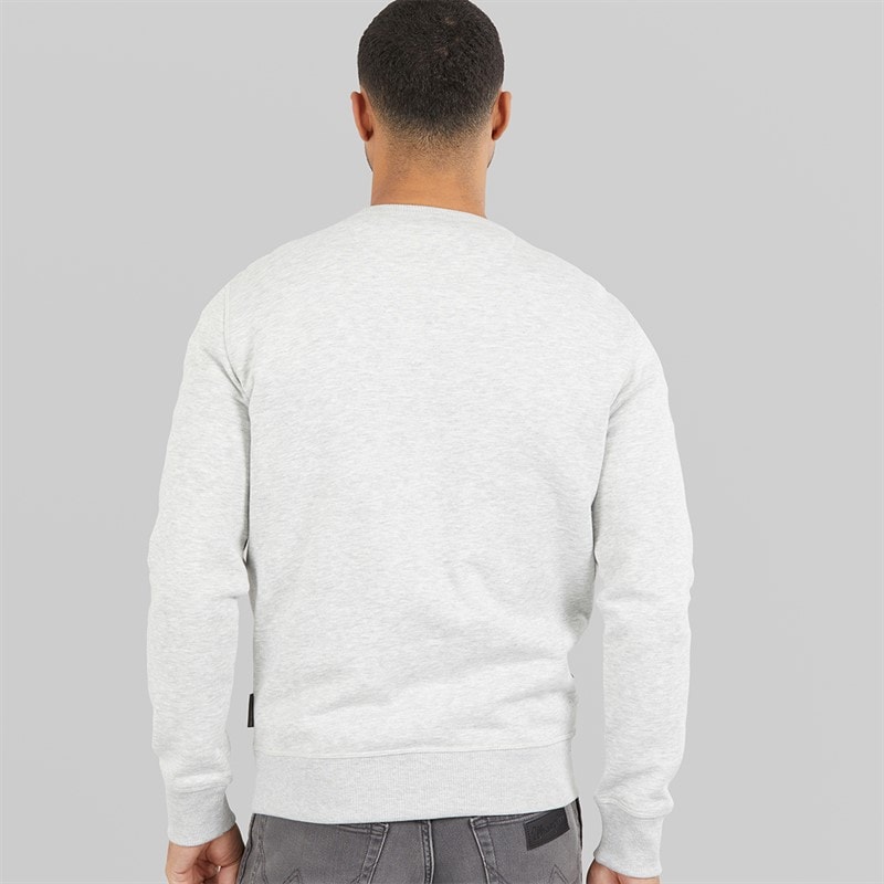 Mens FC Sweatshirt Light Grey Melange/Marine - Image 2