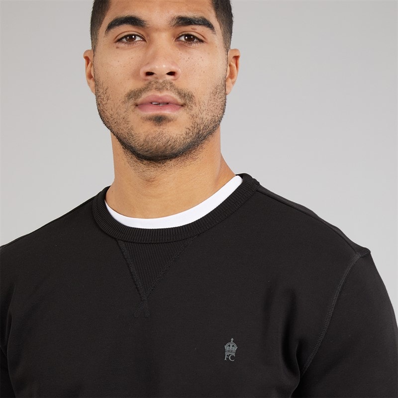 Mens FC Sweatshirt Black/Gunmetal - Image 3