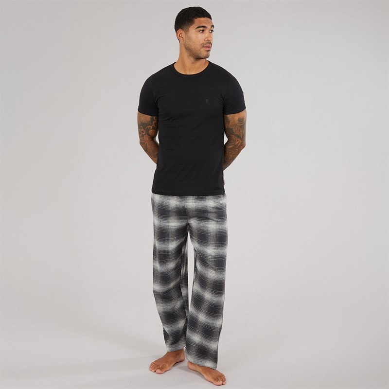 Mens FC Flannel Pants Shadow Charcoal Mel/Light Grey - Image 4