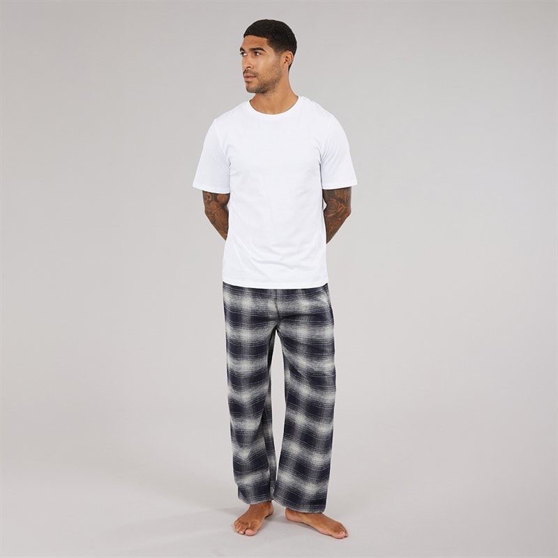Mens FC Flannel Pants Marine/Gunmetal - Image 4
