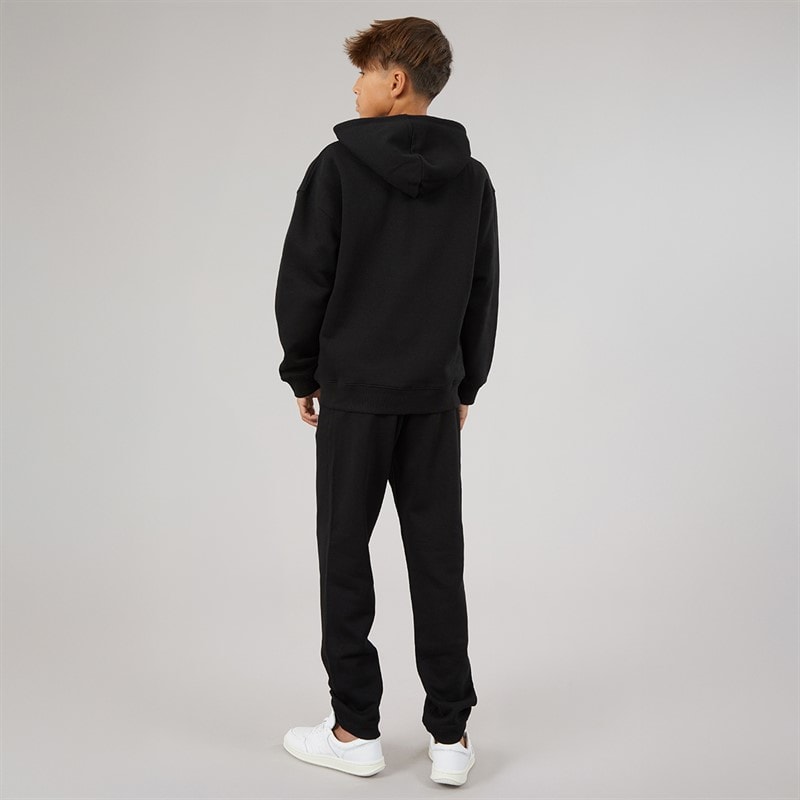 Boys FC Overhead Tracksuit Black/White - Image 2