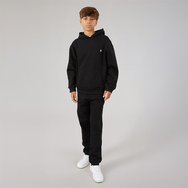 Boys FC Overhead Tracksuit Black/White - Image 4