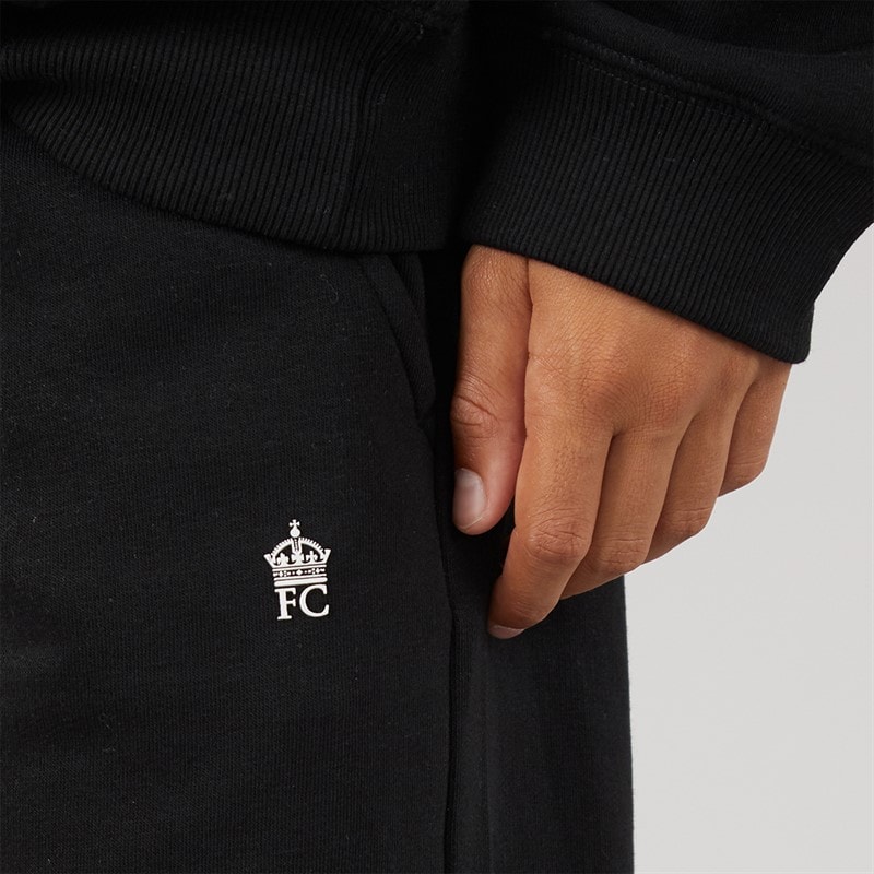 Boys FC Overhead Tracksuit Black/White - Image 5