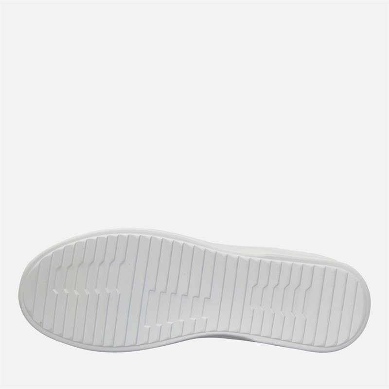 Mens Hybrid Court Trainers White/Black - Image 2