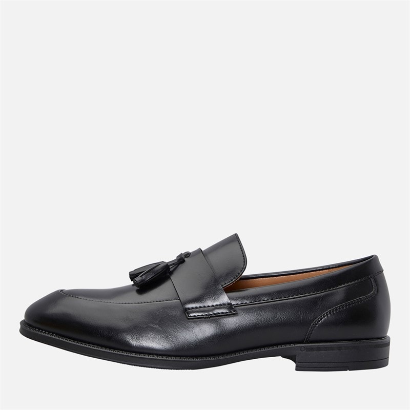 French Connection Mens Tassel Loafers Black