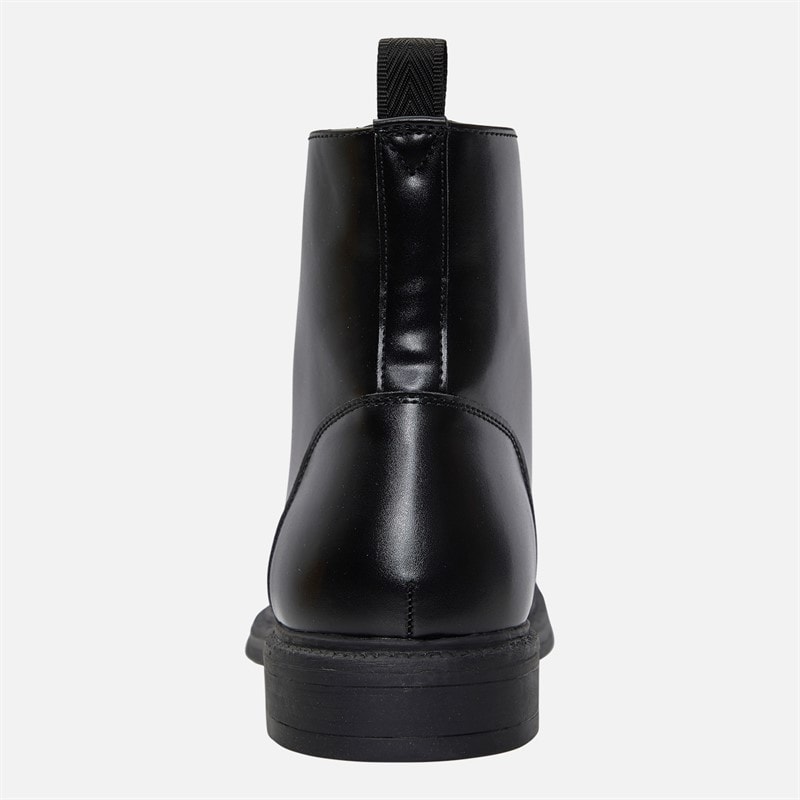 Mens Chunky Lace Up Boots Black - Image 3