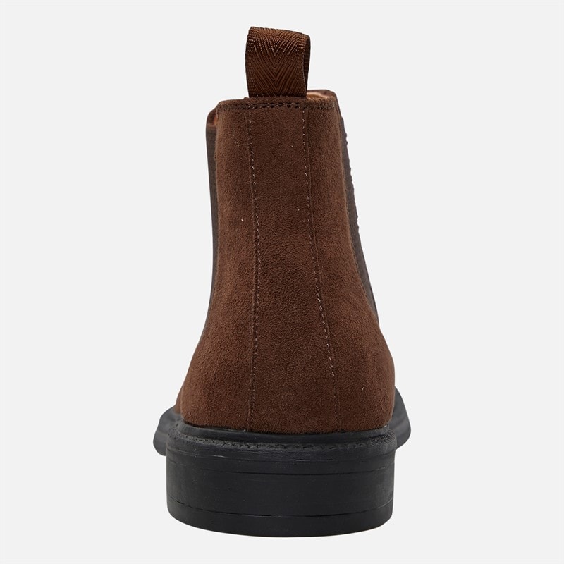 Mens Chunky Chelsea Bootsolate Chocolate - Image 3