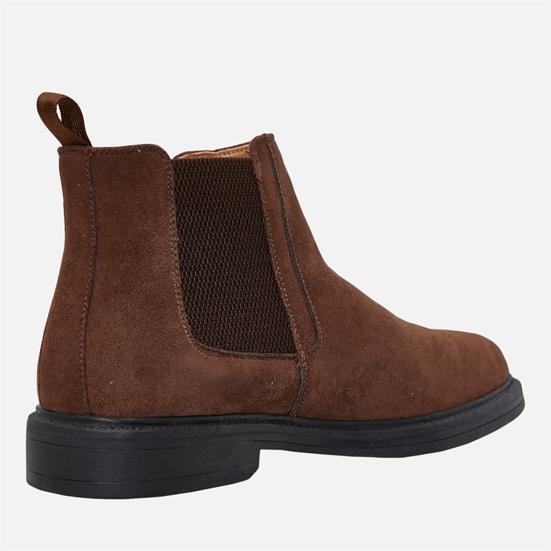 Mens Chunky Chelsea Bootsolate Chocolate - Image 5