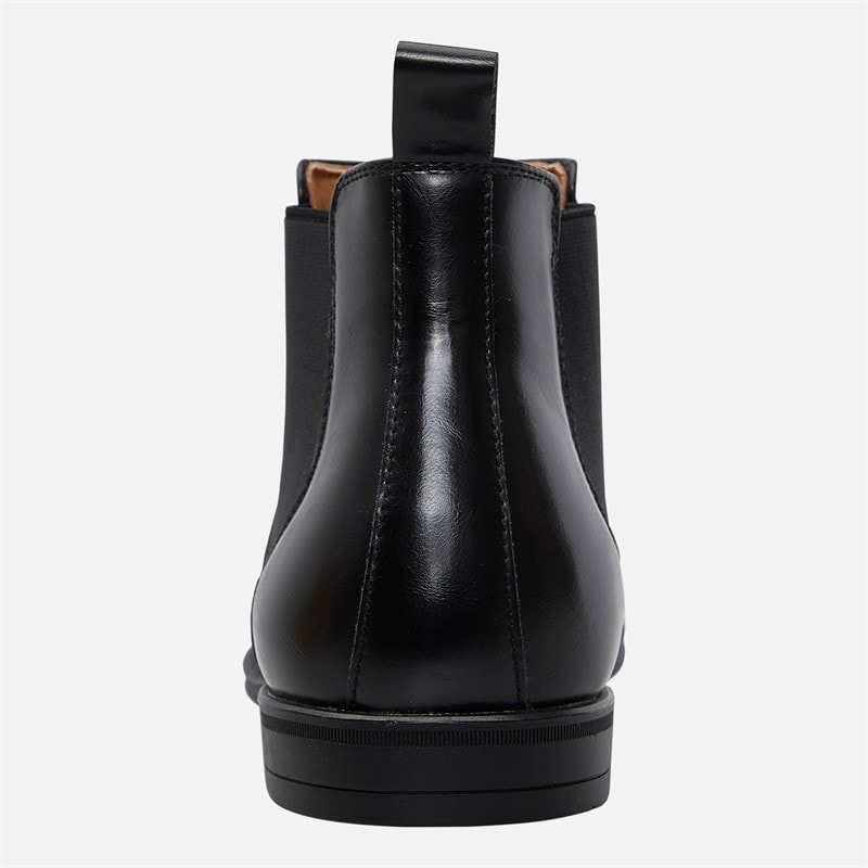 Mens Chunky Chelsea Boots Black - Image 3