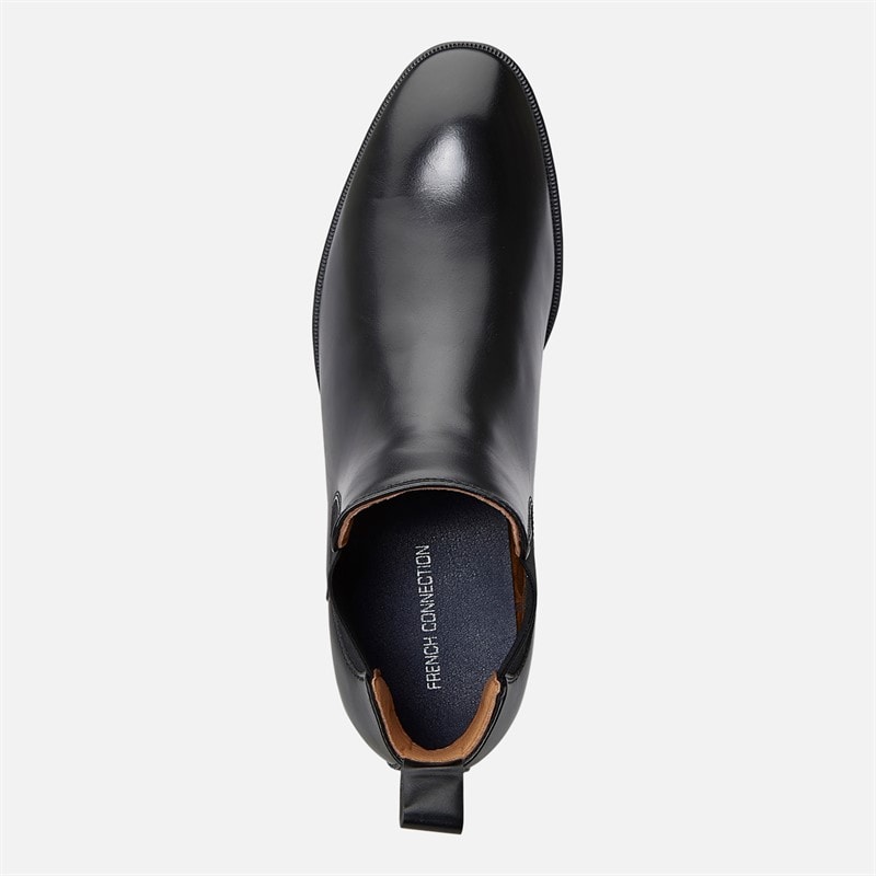 Mens Chunky Chelsea Boots Black - Image 4