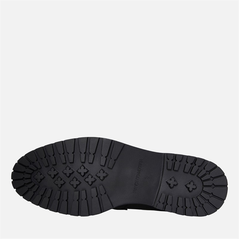 Mens Chunky Penny Loafers Black - Image 2
