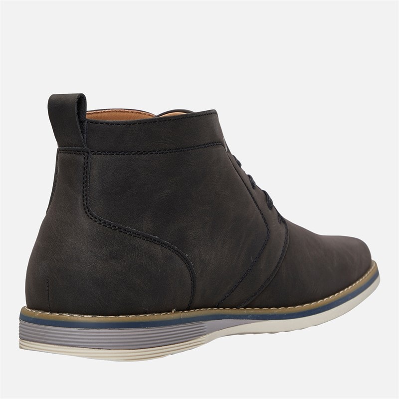 Mens Chukka Boots Black - Image 5