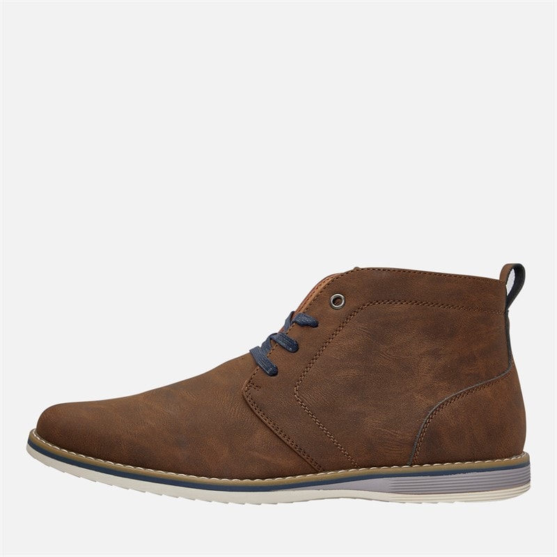 French Connection Mens Chukka Boots Brown
