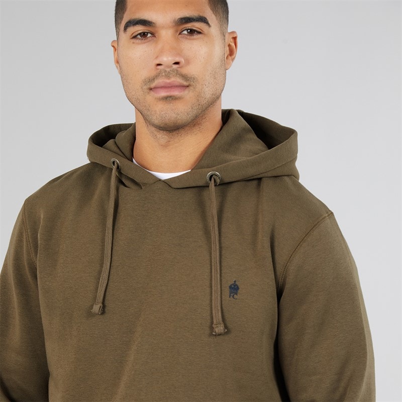 Mens FC Hoodie Khaki/Marine - Image 3
