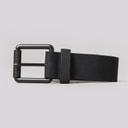 Mens Courtland Leather Belt Black