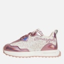 Junior Girls Leopard Trainers Pink Leopard