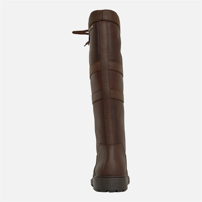 Womens Country Boots Brown - Image 4