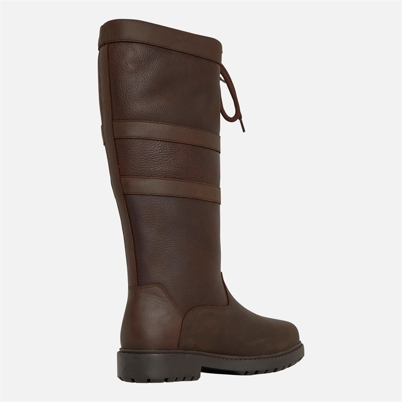 Womens Country Boots Brown - Image 5